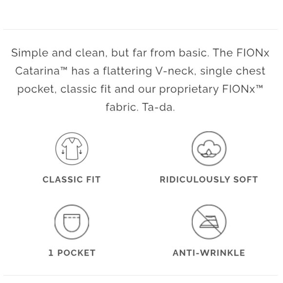 FIGS Catarina Scrub Top - Picture 5 of 8